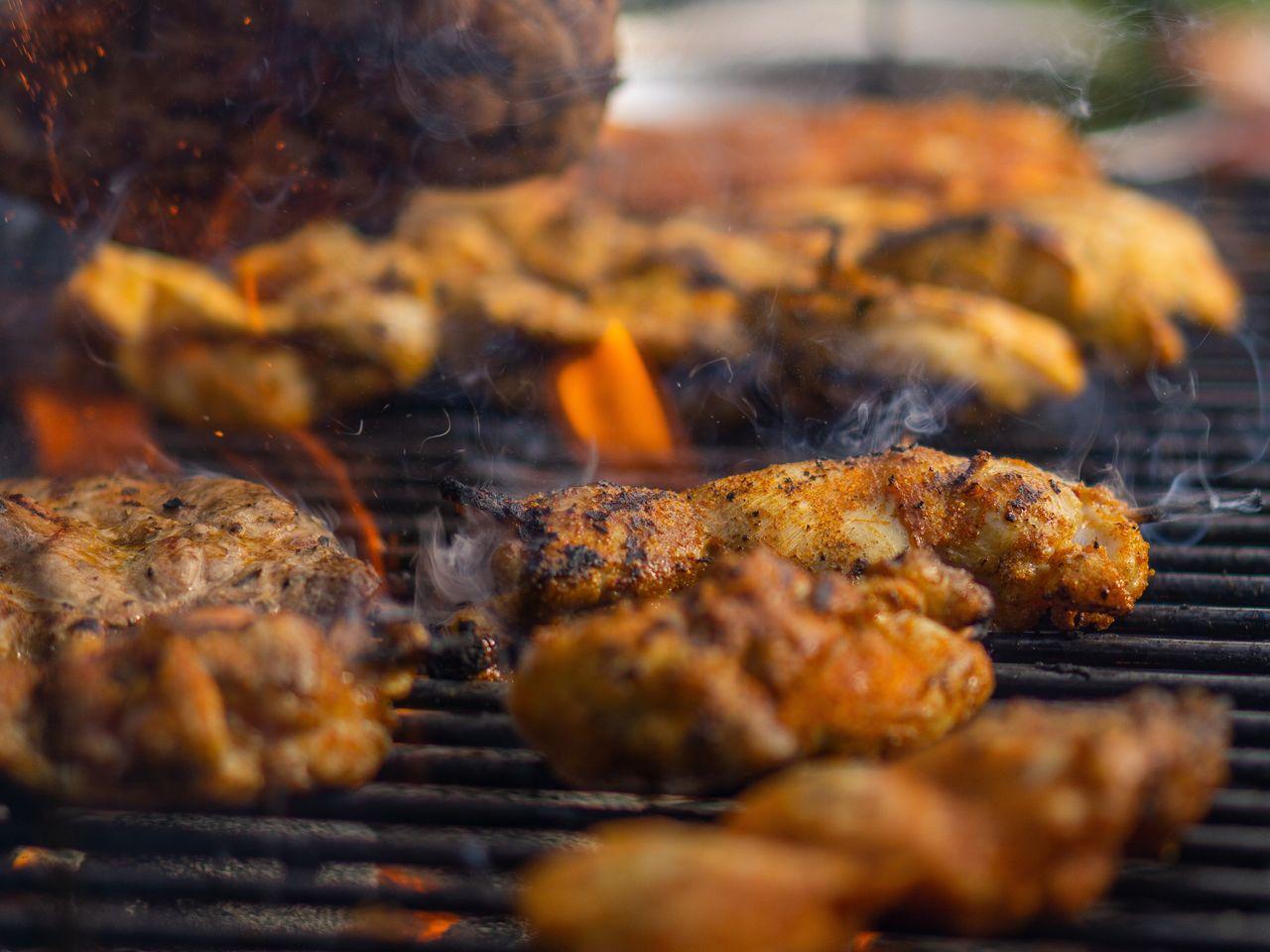Pimento-smoked jerk chicken at Scotchies