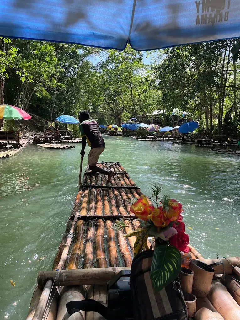 Bamboo Rafting on the Martha Brae