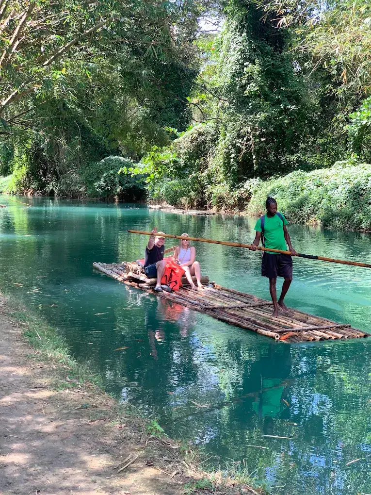 Bamboo Rafting on the White River